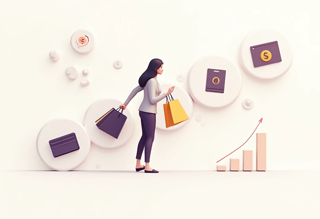 Concepts d'économies sur les achats